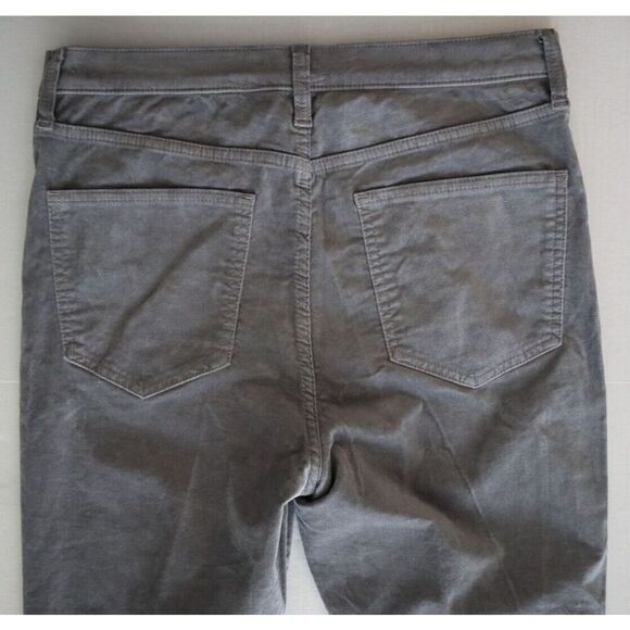 GAP 728856 Women's Sz 31/12R Pilot Gray High Rise Velvet Vintage Slim Pants - Picture 9 of 14